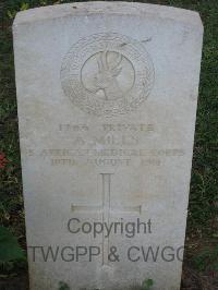 Dar Es Salaam War Cemetery - Mills, A